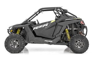 Polaris RZR Pro XP Ultimate Rockford Fosgate LE Lower Door Insert - Rough Country - Polypropylene Injection Panels - Flat Black - 2022